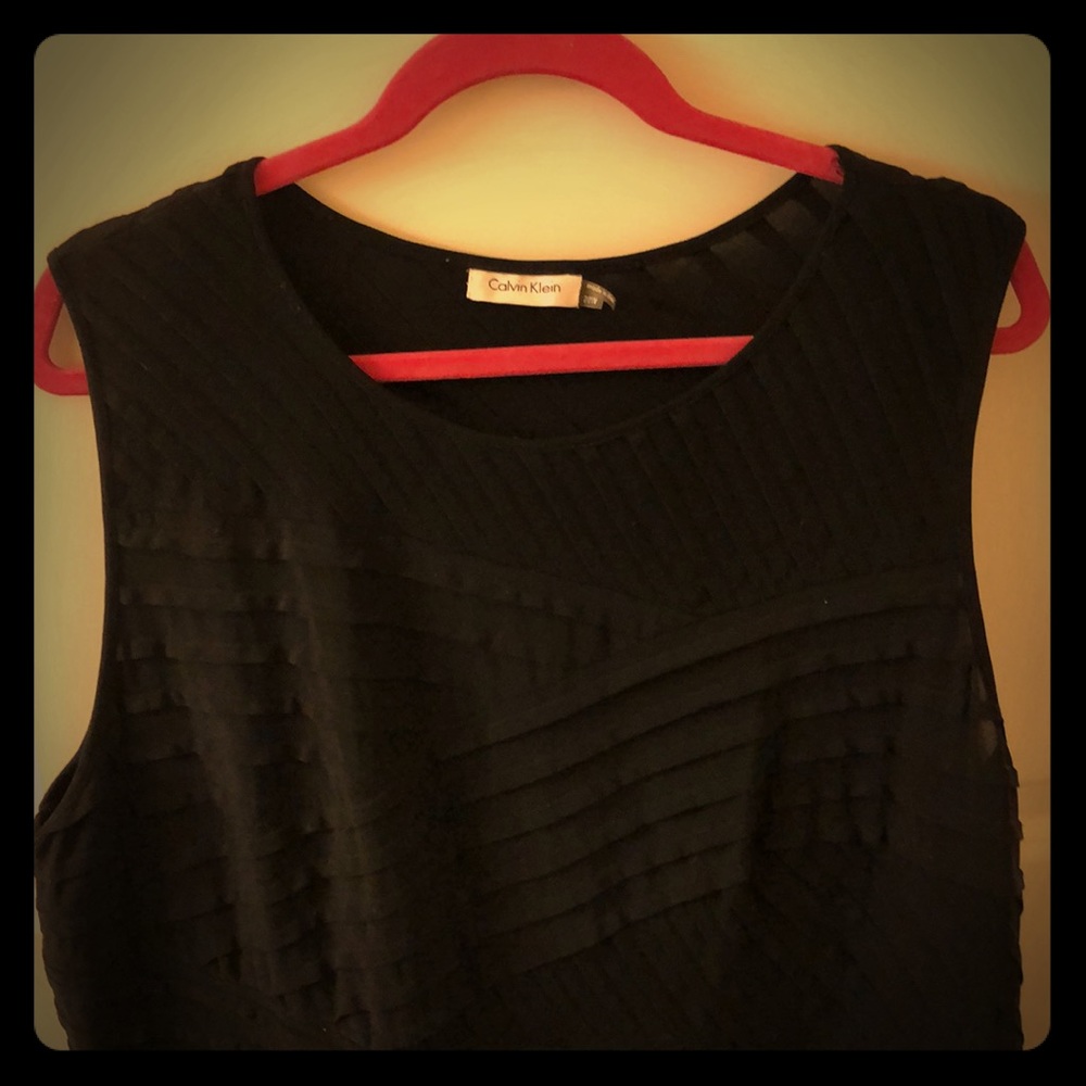 Calvin Klein bondage style dress